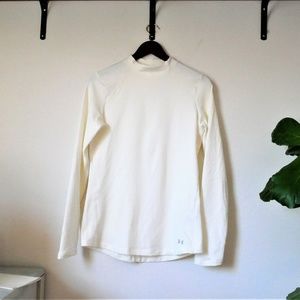 Under Armour ColdGear Cream/White Size M